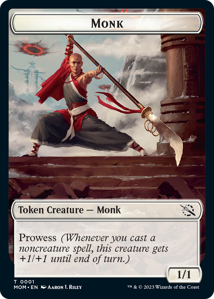 Monk Token [March of the Machine Tokens] | North Game Den