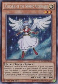 Valkyrie of the Nordic Ascendant [LC5D-EN184] Secret Rare | North Game Den