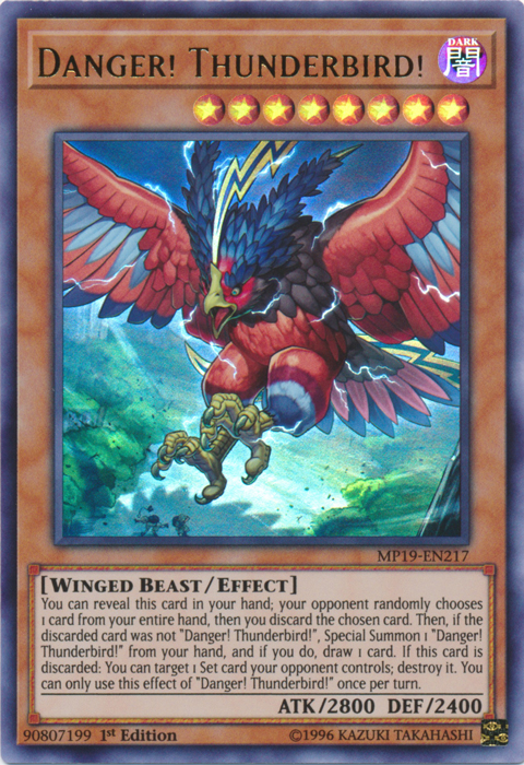 Danger! Thunderbird! [MP19-EN217] Ultra Rare | North Game Den