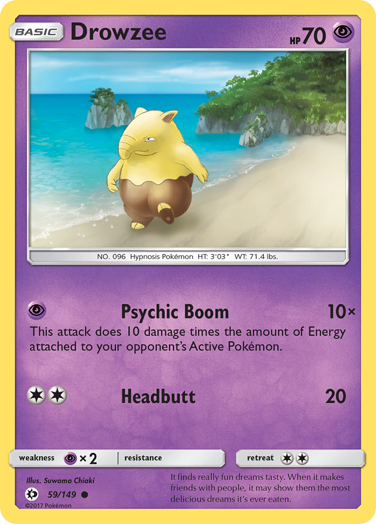 Drowzee (59/149) [Sun & Moon: Base Set] | North Game Den