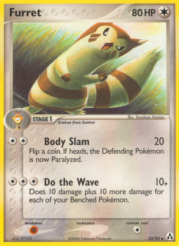 Furret (33/92) [EX: Legend Maker] | North Game Den