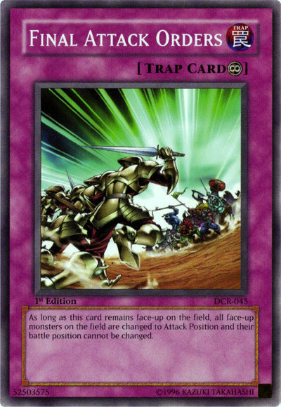 Final Attack Orders [DCR-045] Common | North Game Den