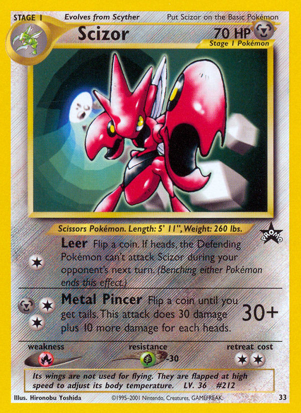 Scizor (33) [Wizards of the Coast: Black Star Promos] | North Game Den