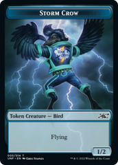 Zombie Employee // Storm Crow Double-sided Token [Unfinity Tokens] | North Game Den