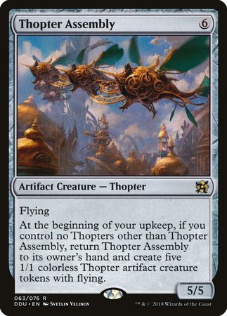 Thopter Assembly [Duel Decks: Elves vs. Inventors] | North Game Den