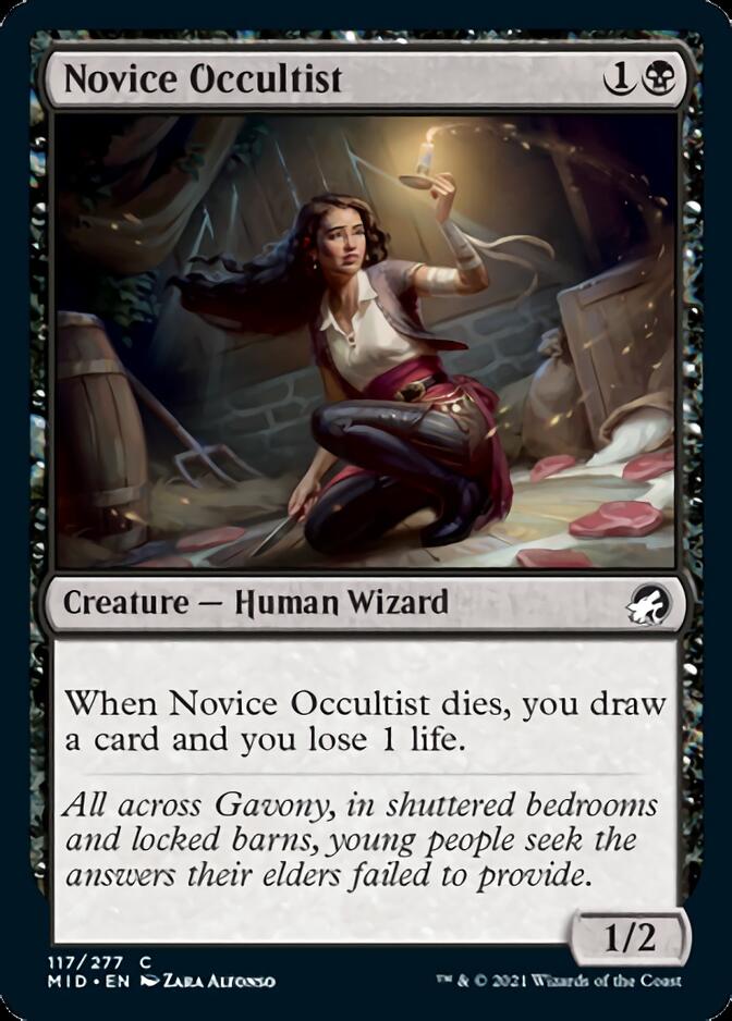 Novice Occultist [Innistrad: Midnight Hunt] | North Game Den