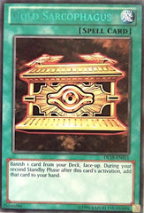 Gold Sarcophagus (Green) [DL18-EN011] Rare | North Game Den