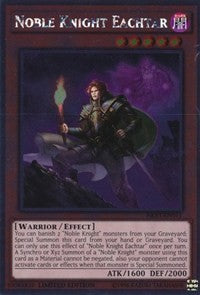 Noble Knight Eachtar [NKRT-EN011] Platinum Rare | North Game Den