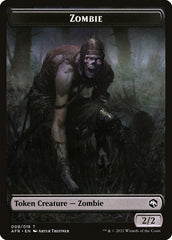 Treasure // Zombie Double-sided Token [Dungeons & Dragons: Adventures in the Forgotten Realms Tokens] | North Game Den