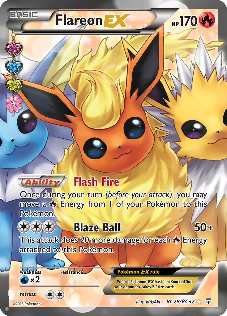 Flareon EX (RC28/RC32) [XY: Generations] | North Game Den