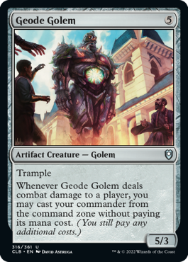 Geode Golem [Commander Legends: Battle for Baldur's Gate] | North Game Den