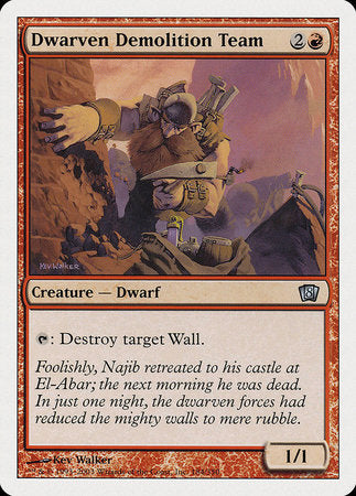 Dwarven Demolition Team [Eighth Edition] | North Game Den