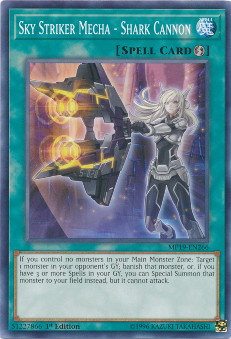 Sky Striker Mecha - Shark Cannon [MP19-EN266] Common | North Game Den