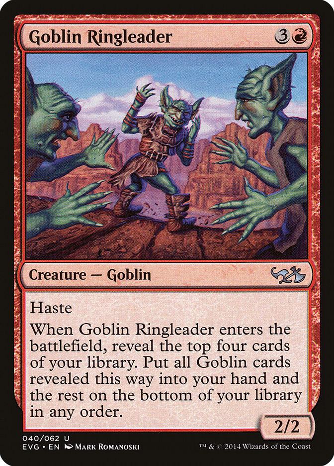 Goblin Ringleader (Elves vs. Goblins) [Duel Decks Anthology] | North Game Den