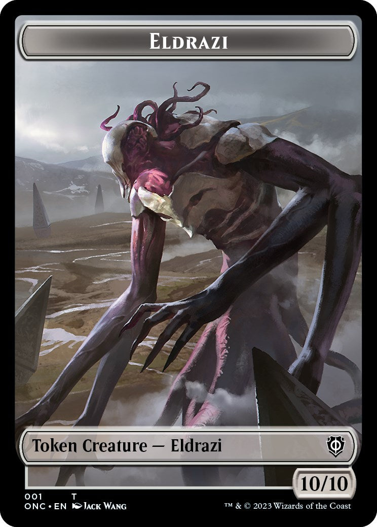 Soldier (017) // Eldrazi Double-Sided Token [Phyrexia: All Will Be One Commander Tokens] | North Game Den