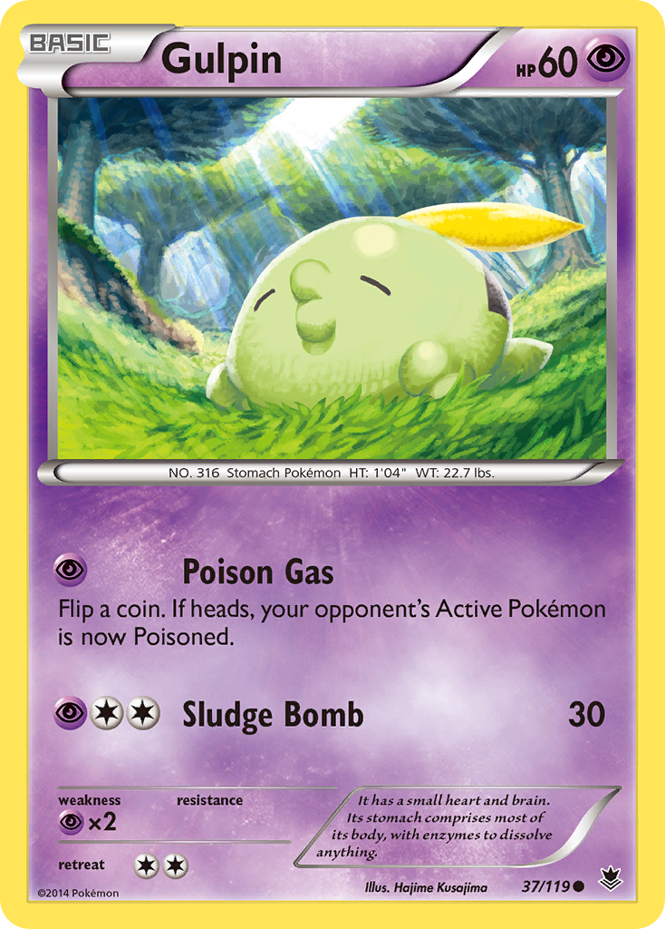 Gulpin (37/119) [XY: Phantom Forces] | North Game Den