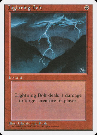 Lightning Bolt [Fourth Edition] | North Game Den