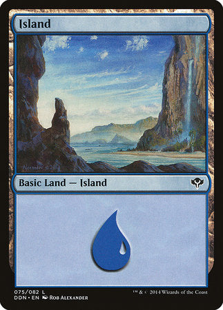 Island (75) [Duel Decks: Speed vs. Cunning] | North Game Den