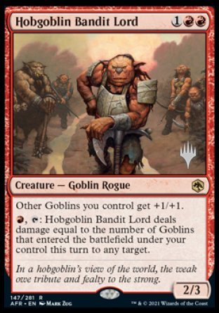 Hobgoblin Bandit Lord (Promo Pack) [Dungeons & Dragons: Adventures in the Forgotten Realms Promos] | North Game Den