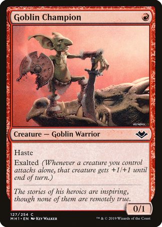 Goblin Champion [Modern Horizons] | North Game Den