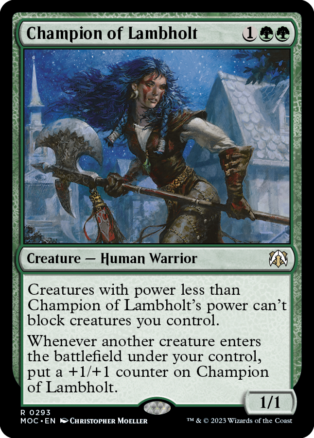 Champion of Lambholt [March of the Machine Commander] | North Game Den