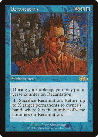 Recantation [Urza's Saga] | North Game Den
