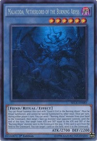 Malacoda, Netherlord of the Burning Abyss [SECE-EN085] Ghost Rare | North Game Den