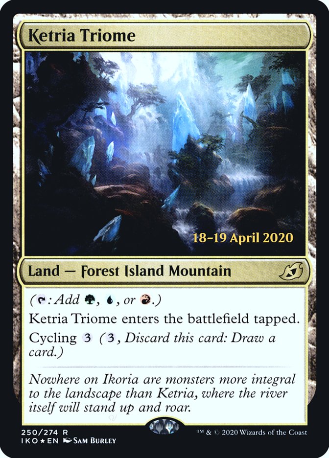 Ketria Triome  [Ikoria: Lair of Behemoths Prerelease Promos] | North Game Den