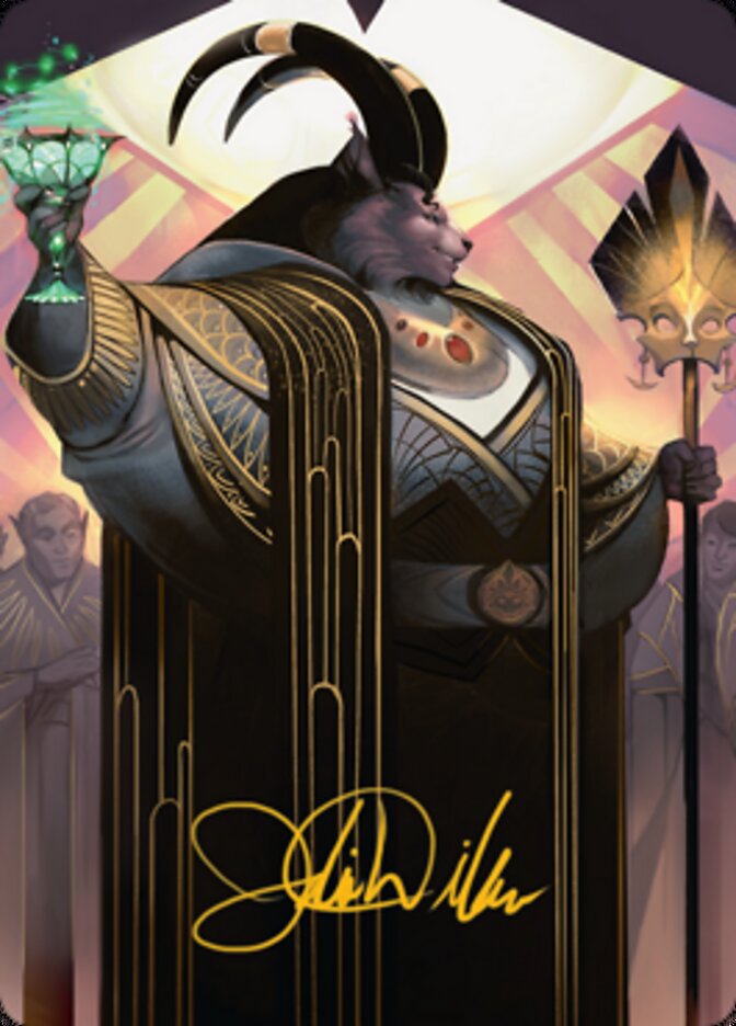 Jetmir, Nexus of Revels 2 Art Card (Gold-Stamped Signature) [Streets of New Capenna Art Series] | North Game Den