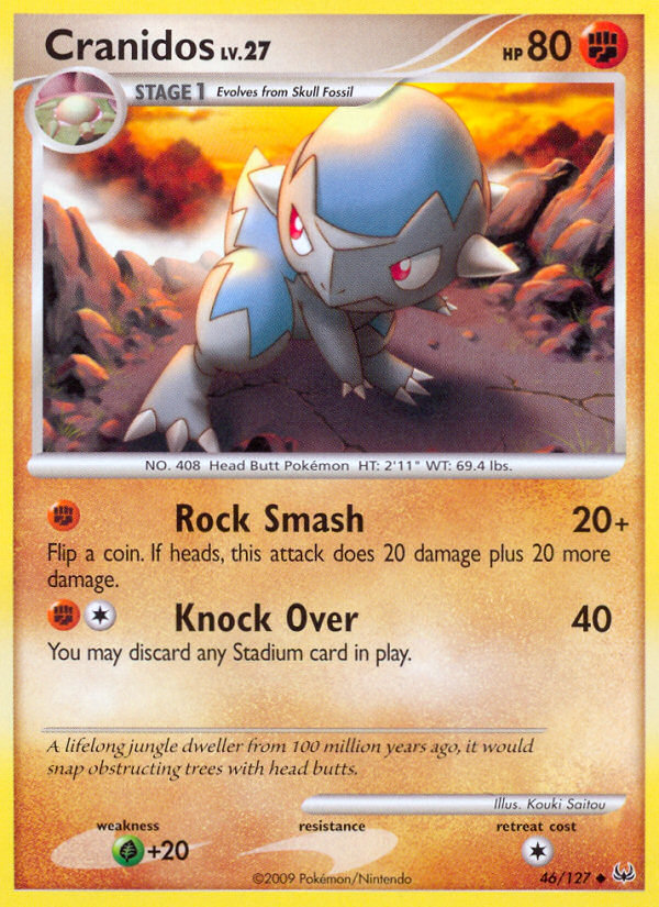 Cranidos (46/127) [Platinum: Base Set] | North Game Den
