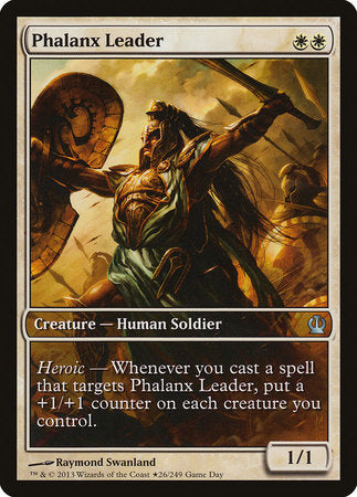 Phalanx Leader [Theros Promos] | North Game Den