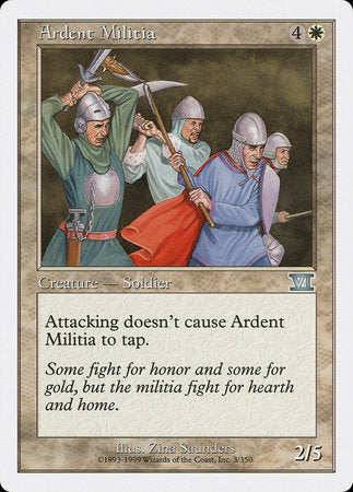 Ardent Militia [Classic Sixth Edition] | North Game Den