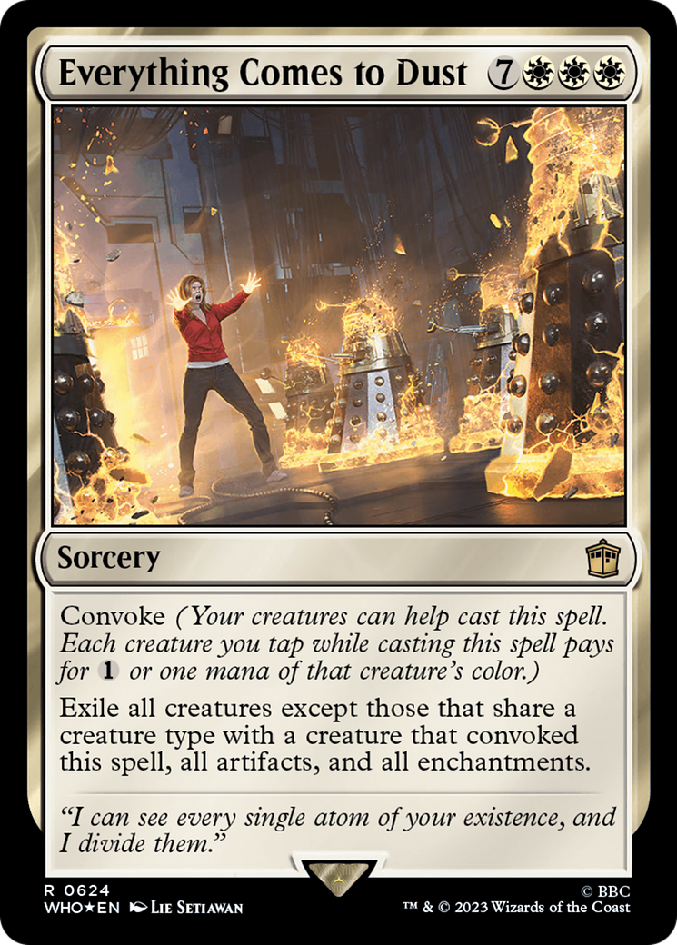 Everything Comes to Dust (Surge Foil) [Doctor Who] | North Game Den