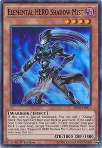 Elemental HERO Shadow Mist [SDHS-EN001] Super Rare | North Game Den