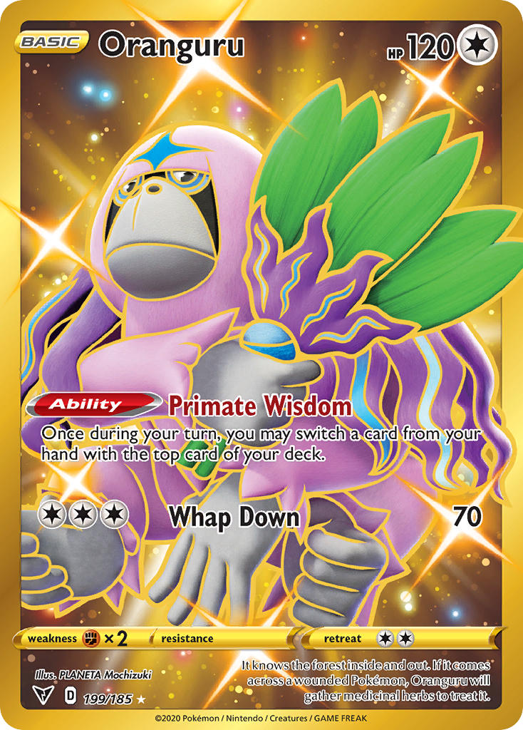 Oranguru (199/185) [Sword & Shield: Vivid Voltage] | North Game Den