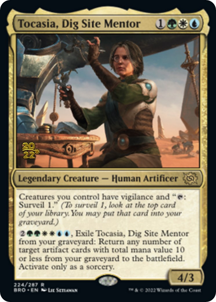 Tocasia, Dig Site Mentor [The Brothers' War: Prerelease Promos] | North Game Den