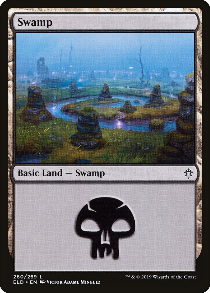 Swamp (260) [Throne of Eldraine] | North Game Den