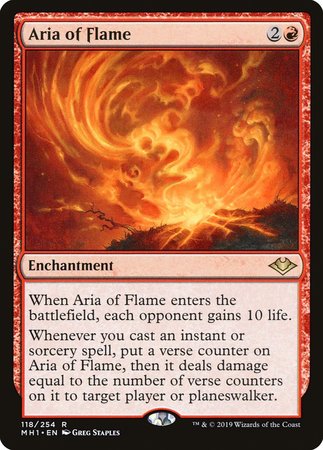 Aria of Flame [Modern Horizons] | North Game Den