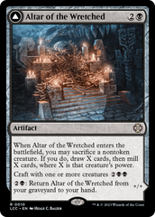 Altar of the Wretched // Wretched Bonemass [The Lost Caverns of Ixalan Commander] | North Game Den