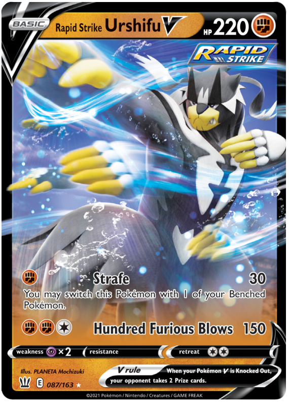 Rapid Strike Urshifu V (087/163) [Sword & Shield: Battle Styles] | North Game Den