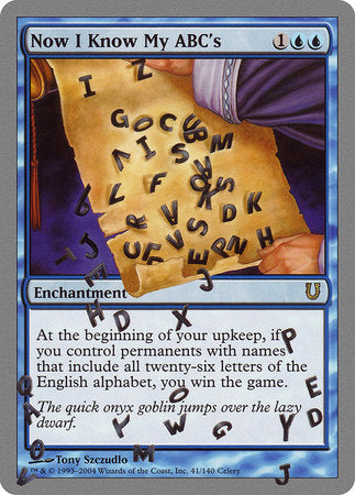 Now I Know My ABC's [Unhinged] | North Game Den
