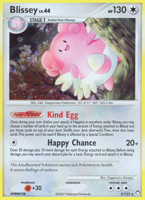 Blissey (5/123) [Diamond & Pearl: Mysterious Treasures] | North Game Den
