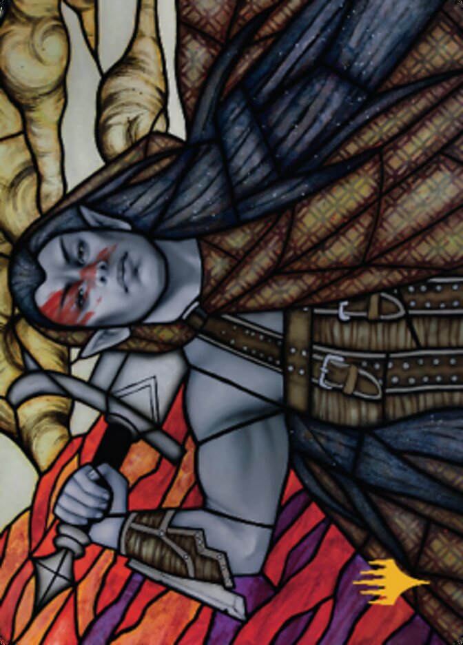 Radha, Coalition Warlord Art Card (Gold-Stamped Signature) [Dominaria United Art Series] | North Game Den