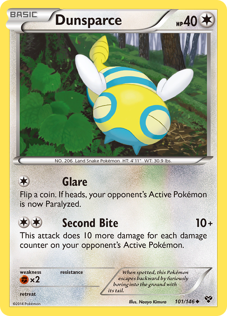 Dunsparce (101/146) [XY: Base Set] | North Game Den