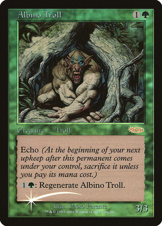 Albino Troll [Friday Night Magic 2002] | North Game Den