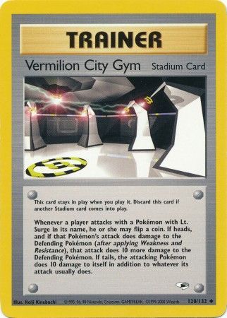 Vermilion City Gym (120/132) [Gym Heroes Unlimited] | North Game Den