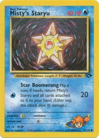 Misty's Staryu (92/132) [Gym Challenge Unlimited] | North Game Den