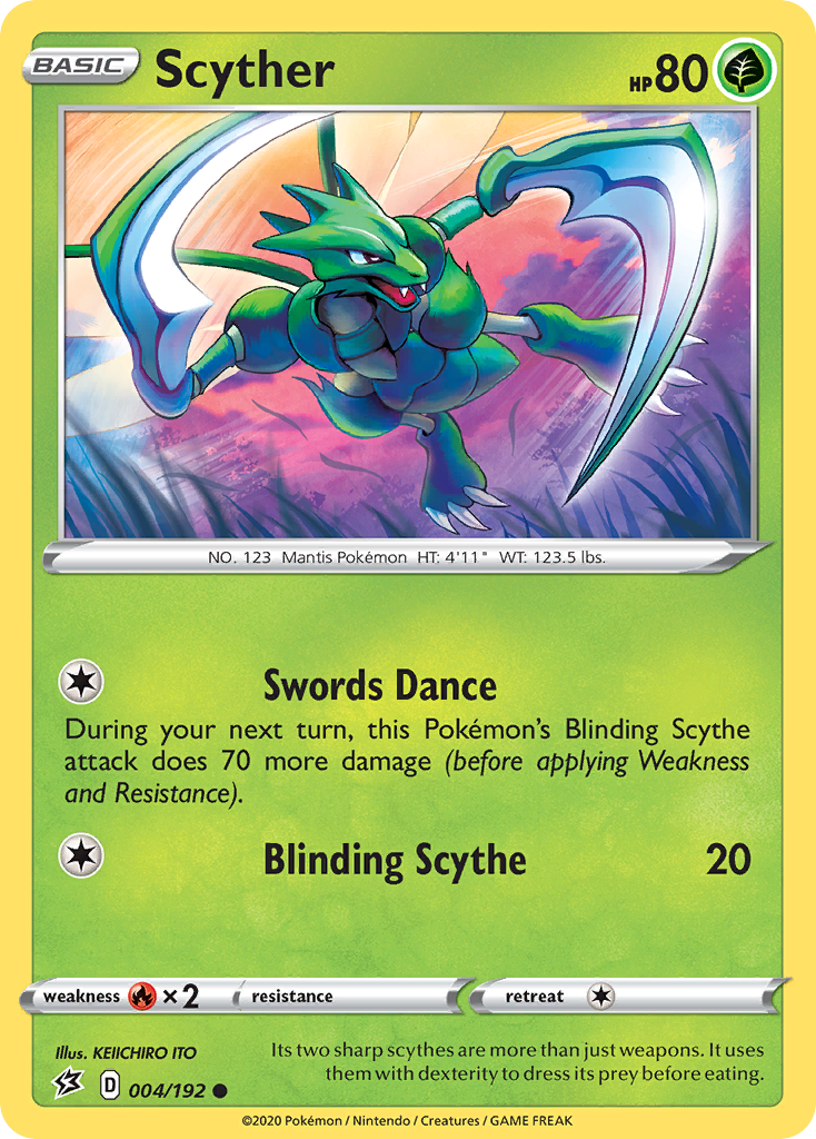 Scyther (004/192) [Sword & Shield: Rebel Clash] | North Game Den