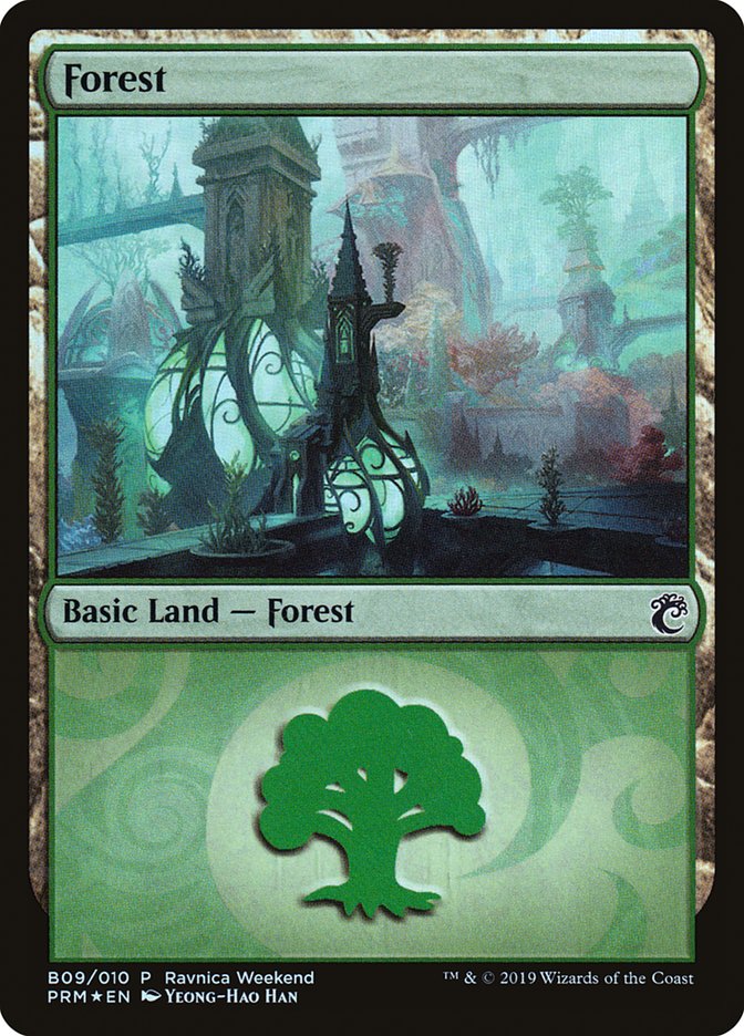 Forest (B09) [Ravnica Allegiance Guild Kit] | North Game Den