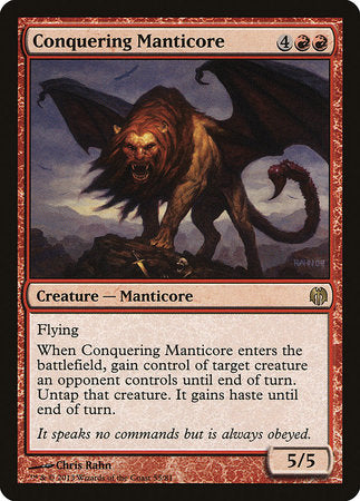 Conquering Manticore [Duel Decks: Heroes vs. Monsters] | North Game Den
